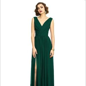 Emerald green elegant dress